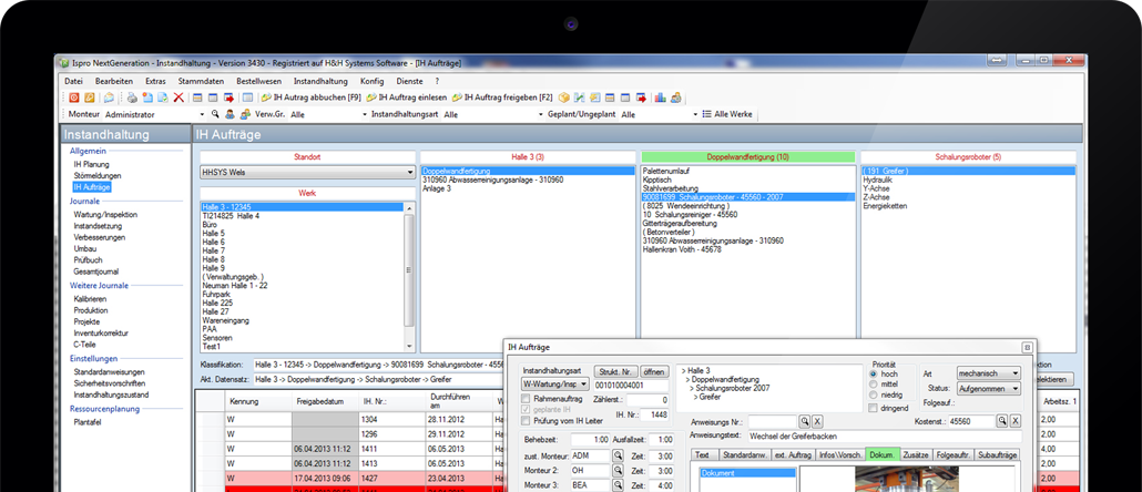 CMMS software ispro-NG