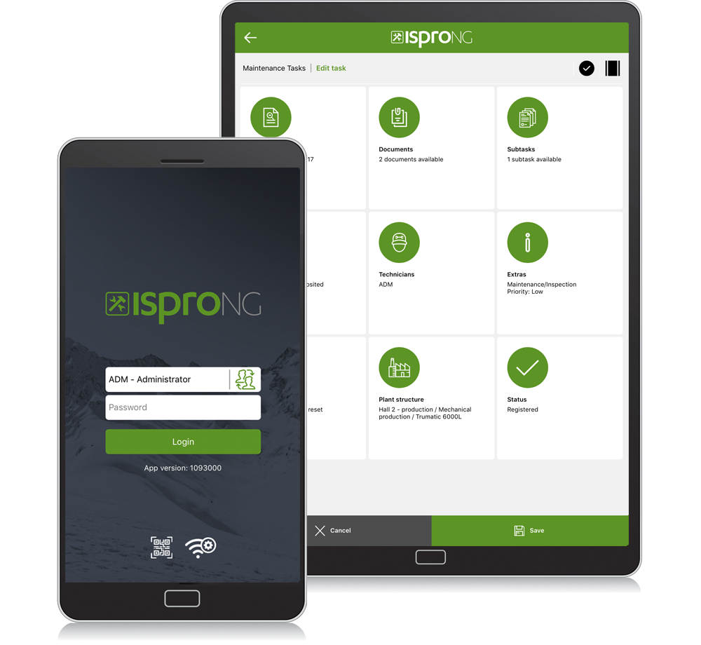 ispro_NG_App for mobile maintenance_CMMS